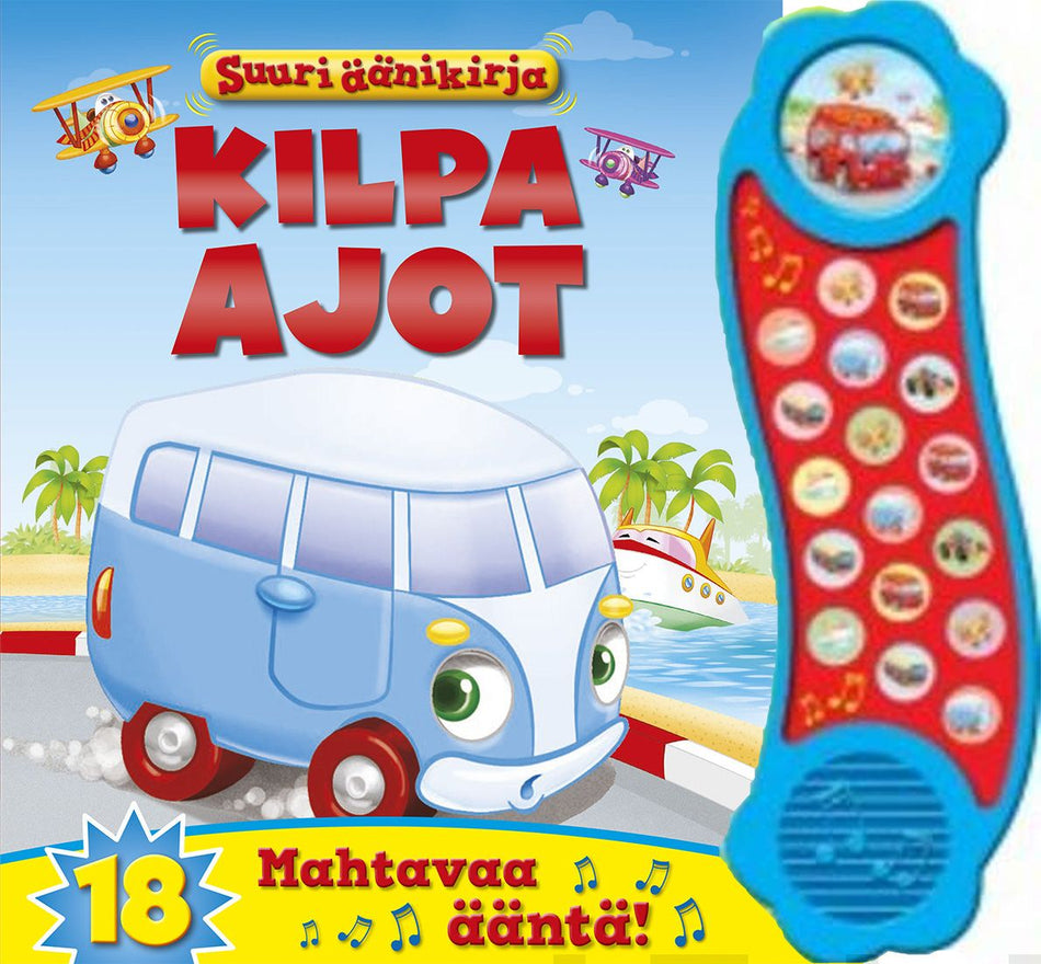 Valokuva kirjasta  Kilpa-ajot, kuuluu tuoteryhmään Lasten kuvakirjat.