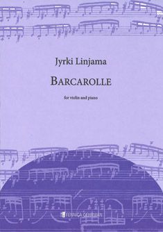 Valokuva kirjasta  Barcarolle, kuuluu tuoteryhmään Musiikki.