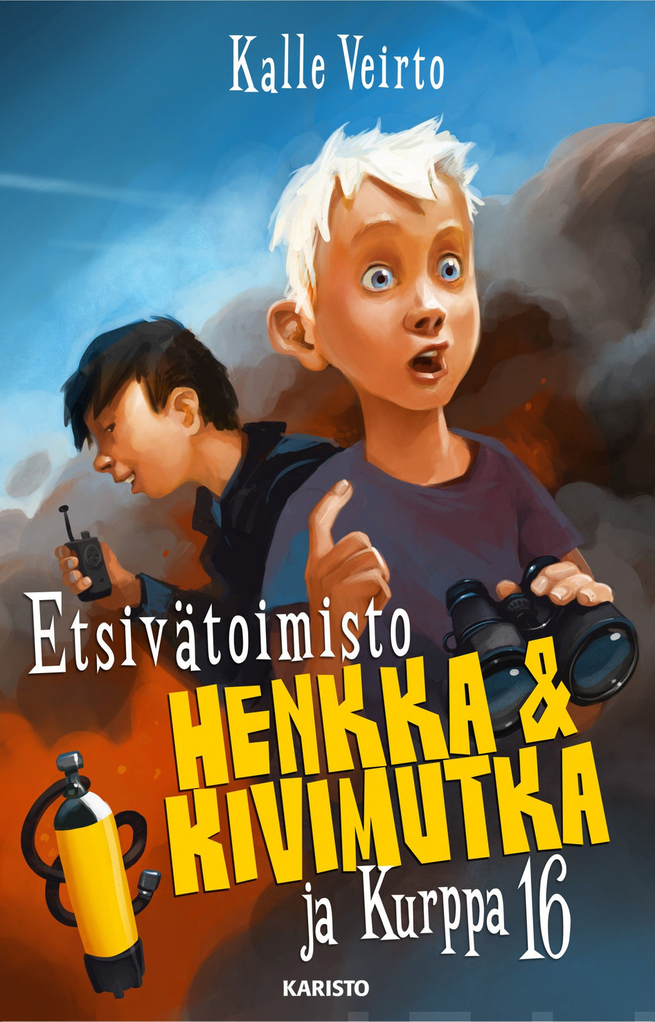 Valokuva kirjasta Kalle Veirto Etsivätoimisto Henkka &amp; Kivimutka ja Kurppa 16, kuuluu tuoteryhmään Nuorten romaanit.