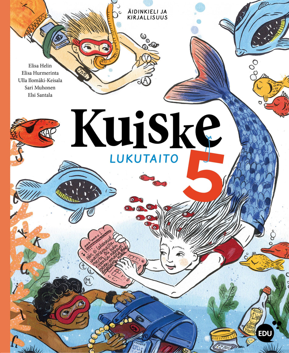 Valokuva kirjasta Vaula Helin / Pipsa Hurmerinta / Ulla Ilomäki-Keisala / Anne Muhonen / Mirkka Santala Kuiske 5 Oppilaan kirja Lukutaito, kuuluu tuoteryhmään P-kirjat.
