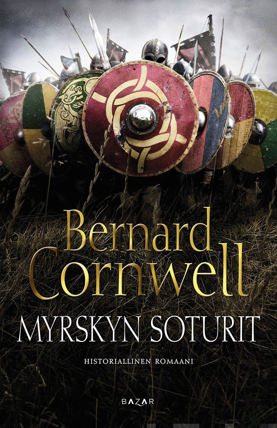 Valokuva kirjasta Bernard Cornwell Myrskyn soturit, kuuluu tuoteryhmään E-kirjat kauno.