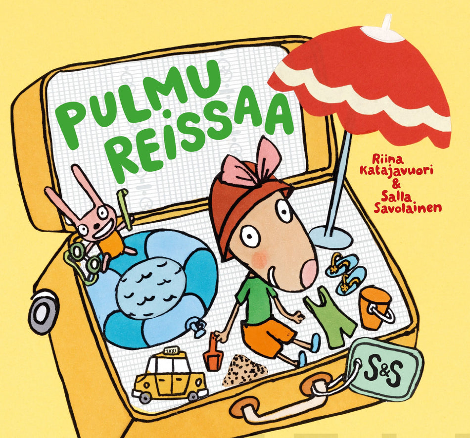 Valokuva kirjasta Riina Katajavuori Pulmu reissaa, kuuluu tuoteryhmään Lasten kuvakirjat.