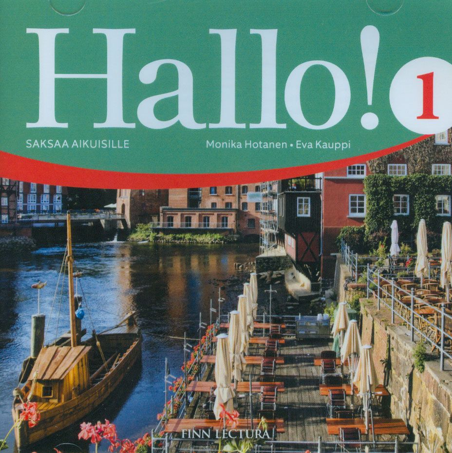 Valokuva kirjasta Monika Hotanen / Eva Kauppi Hallo! 1 (2 cd), kuuluu tuoteryhmään Äänioppikirjat.