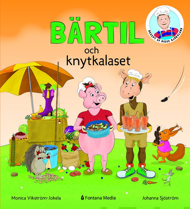 Valokuva kirjasta Monica Vikström-Jokela Bärtil och knytkalaset, kuuluu tuoteryhmään Lasten kuvakirjat.