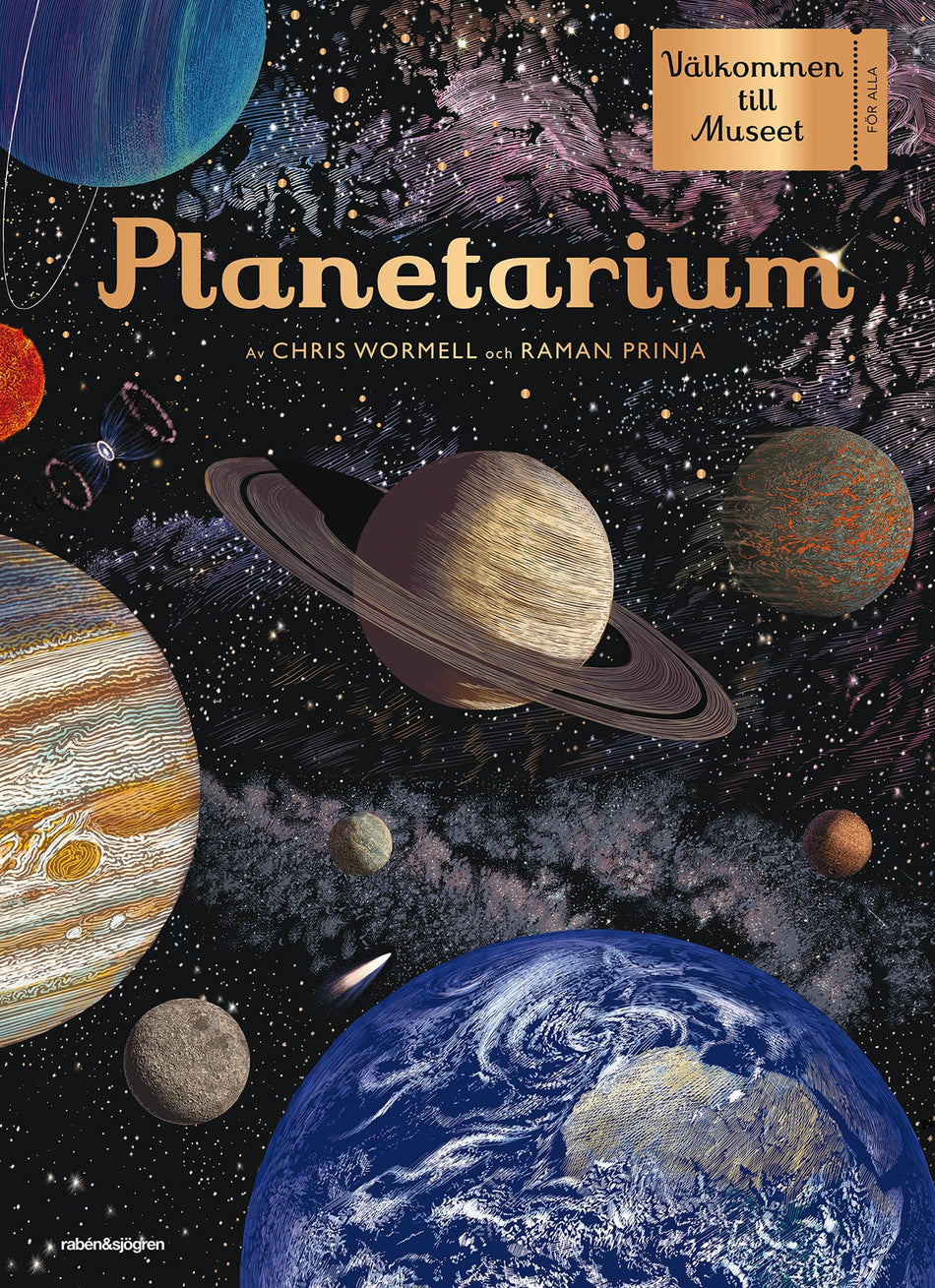 Valokuva kirjasta Raman Prinja Planetarium, kuuluu tuoteryhmään Ruots lapset nuoret ja sarjakuvat.
