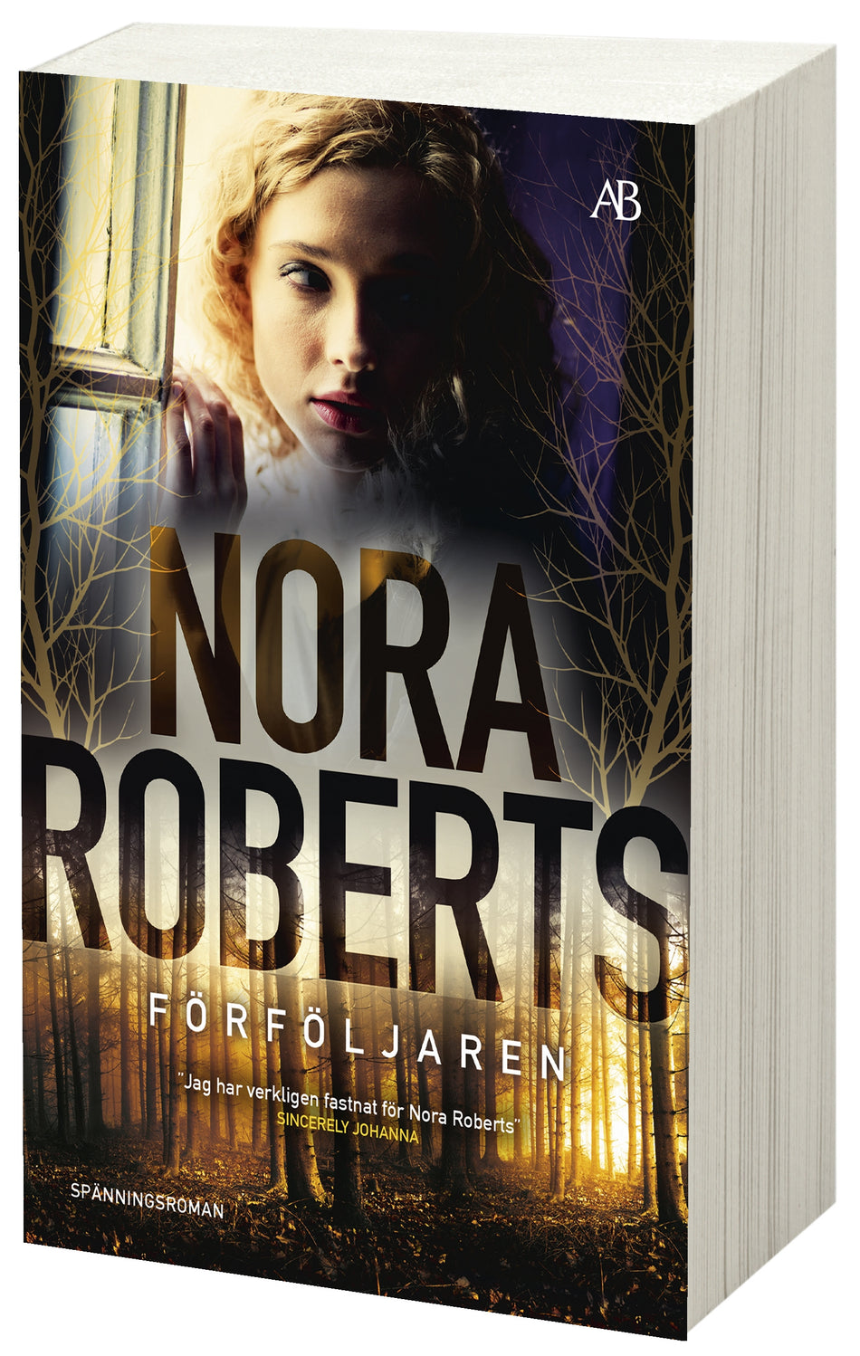 Valokuva kirjasta Nora Roberts Förföljaren, kuuluu tuoteryhmään Ruots kaunokirjat.