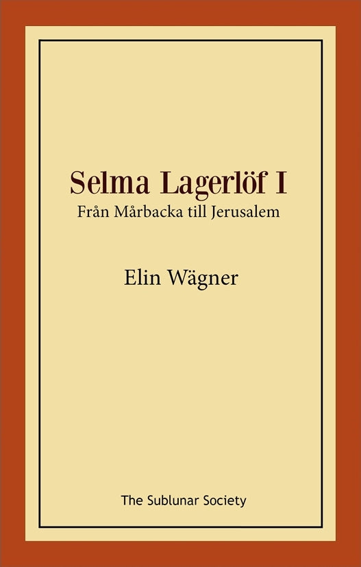 Valokuva kirjasta Elin Wägner Selma Lagerlöf I : från Mårbacka till Jerusalem, kuuluu tuoteryhmään Ruots muu tieto.