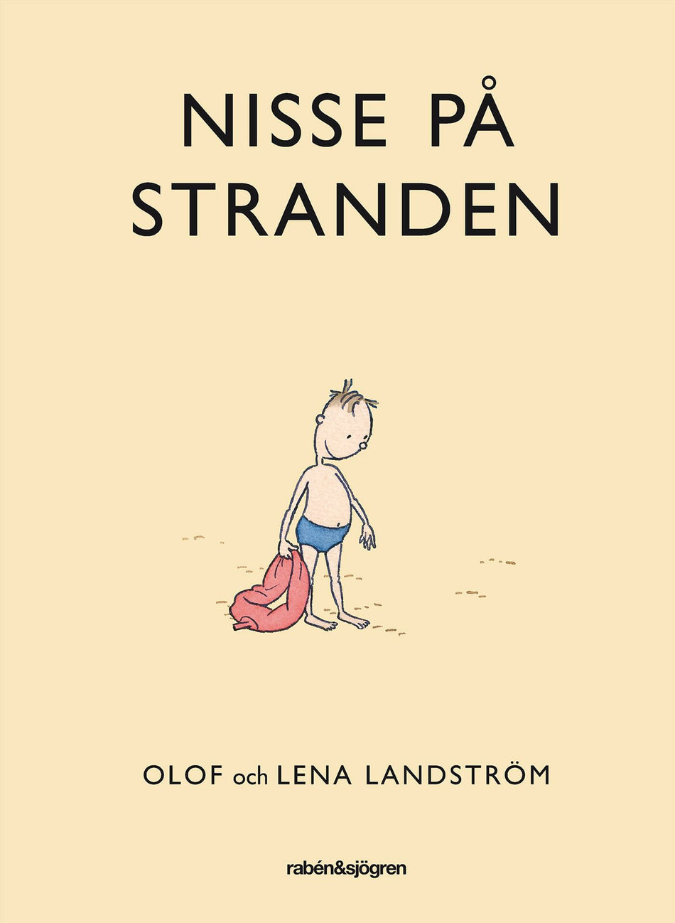 Valokuva kirjasta Lena Landström / Olof Landström Nisse på stranden, kuuluu tuoteryhmään Ruots lapset nuoret ja sarjakuvat.