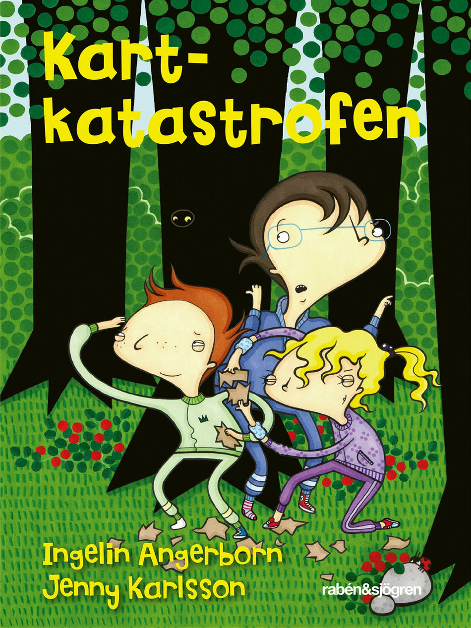 Valokuva kirjasta Ingelin Angerborn Kartkatastrofen, kuuluu tuoteryhmään Ruots lapset nuoret ja sarjakuvat.
