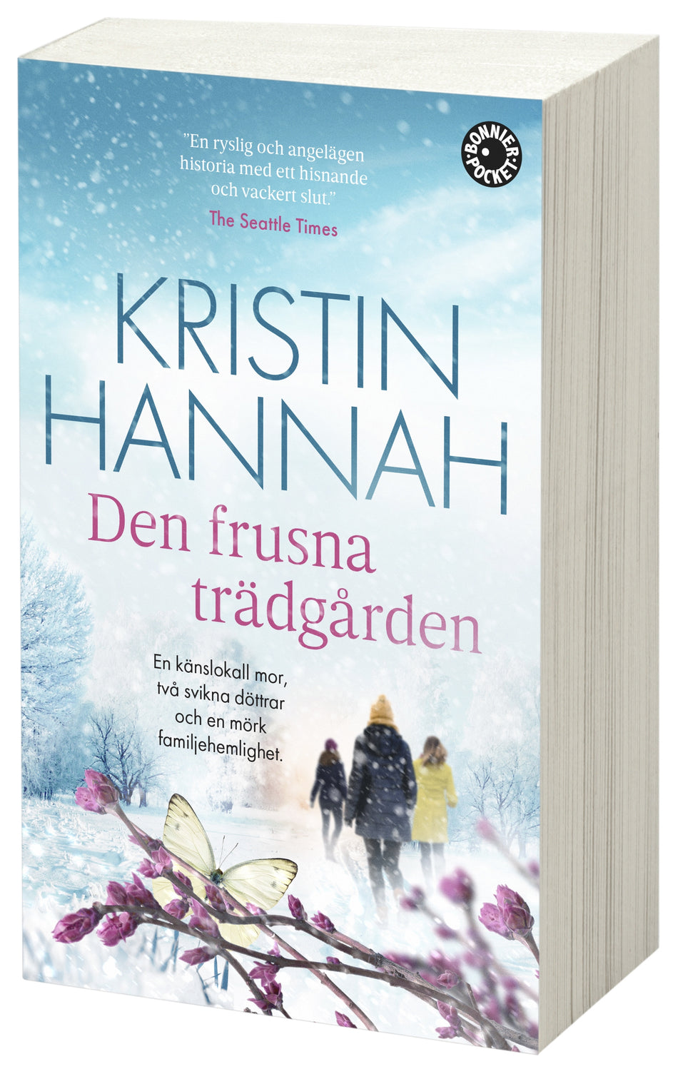 Valokuva kirjasta Kristin Hannah Den frusna trädgården, kuuluu tuoteryhmään Ruots kaunokirjat.