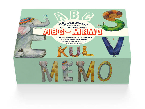 Valokuva kirjasta  Spela mera : ABC-Memo, kuuluu tuoteryhmään Ruots lapset nuoret ja sarjakuvat.