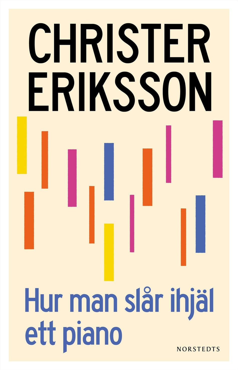 Valokuva kirjasta Christer Eriksson Hur man slår ihjäl ett piano : ett intermezzo för inre monolog, kuuluu tuoteryhmään Ruots kaunokirjat.