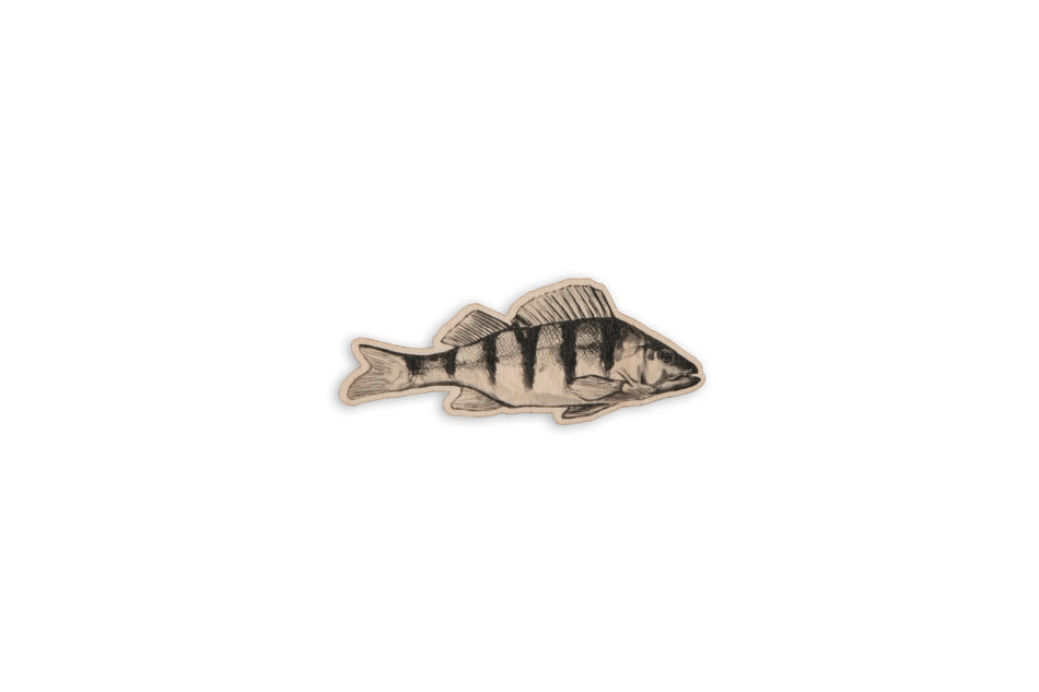 Valokuva tuotteesta Magneetti Miiko Ahven koivuvaneria n. 7,5x3cm, kuuluu tuoteryhmään Lahjatavarat.