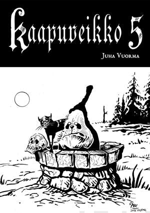Valokuva kirjasta Juha Vuorma Kaapuveikko 5, kuuluu tuoteryhmään Sarjakuvat.