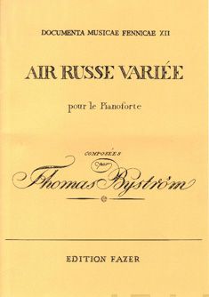 Valokuva kirjasta  Air russe variée, kuuluu tuoteryhmään Musiikki.