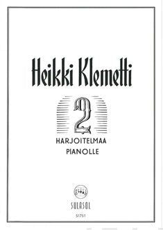Valokuva kirjasta  2 harjoitelmaa pianolle, kuuluu tuoteryhmään Musiikki.