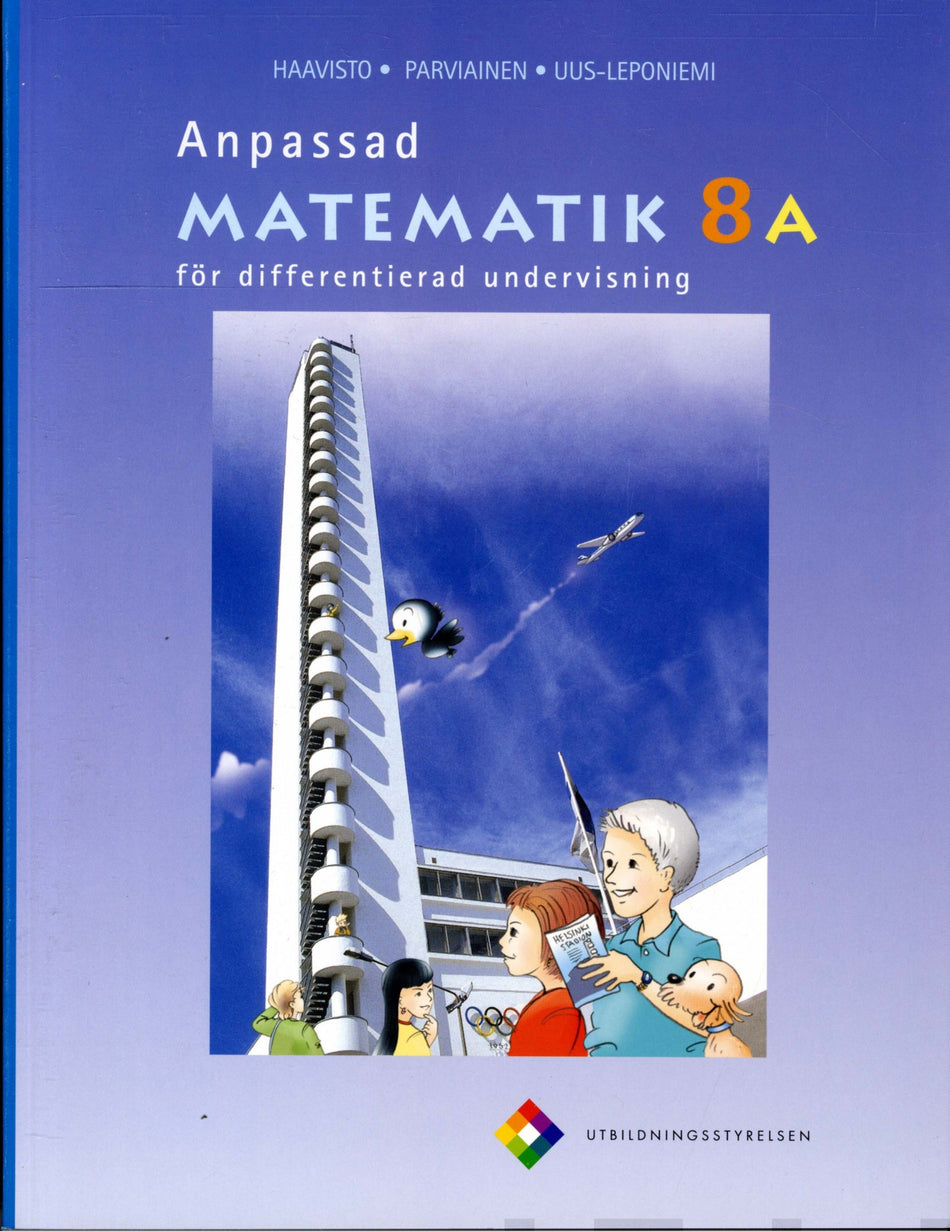 Valokuva kirjasta Helena Haavisto / Kaarina Parviainen / Tuula Uus-Leponiemi Anpassad matematik 8 A, kuuluu tuoteryhmään P-kirjat.