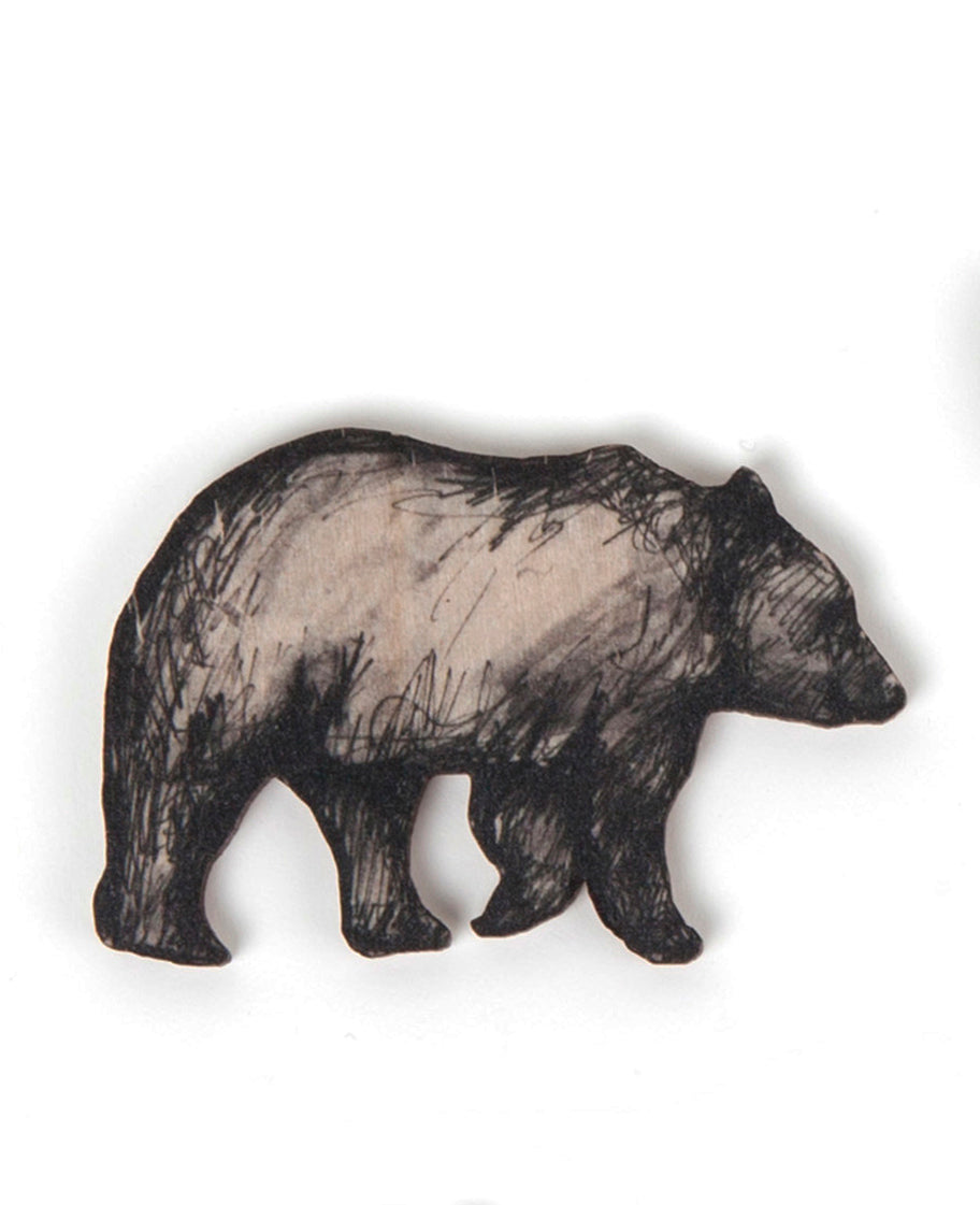 Valokuva tuotteesta Magneetti Miiko Karhu koivuvaneria n. 7x4,5cm, kuuluu tuoteryhmään Lahjatavarat.