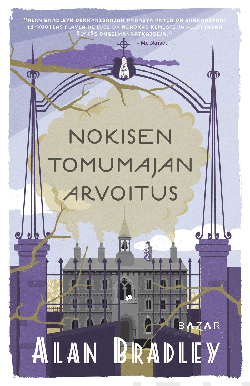 Valokuva kirjasta Alan Bradley Nokisen tomumajan arvoitus, kuuluu tuoteryhmään E-kirjat kauno.