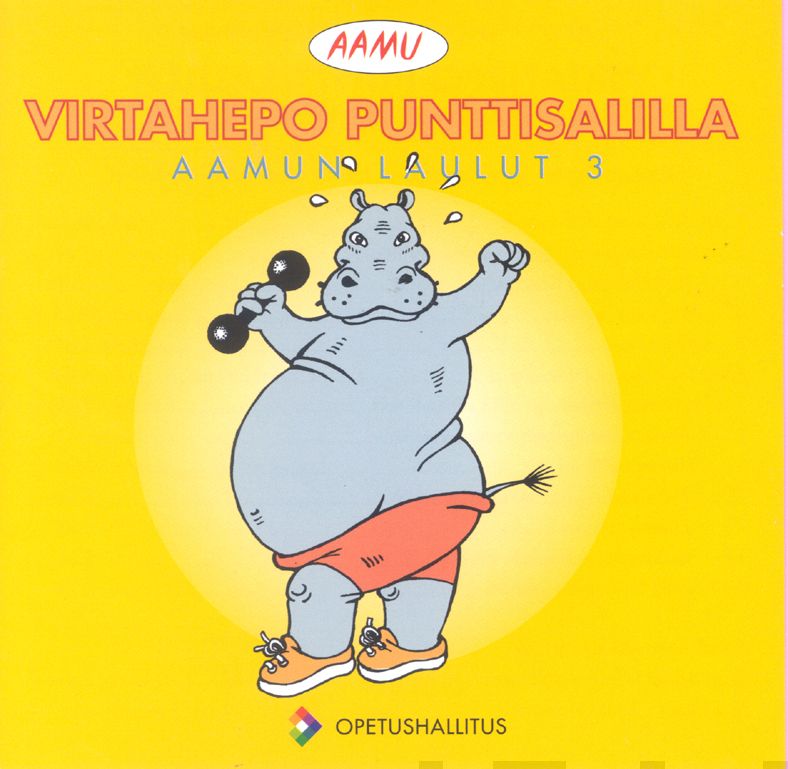 Valokuva kirjasta Ulla Lappalainen Aamun laulut - Virtahepo punttisalilla -cd-levy, kuuluu tuoteryhmään Äänioppikirjat.