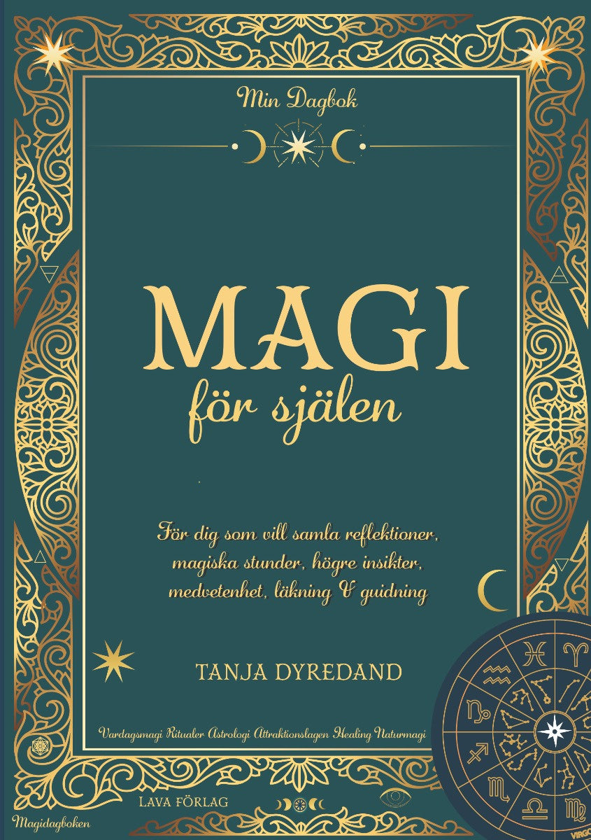 Valokuva kirjasta Tanja Dyredand Magi för själen : för dig som vill samla reflektioner, magiska stunder, högre insikter, läkning &amp; guidning, kuuluu tuoteryhmään Ruots harrasteet taide.