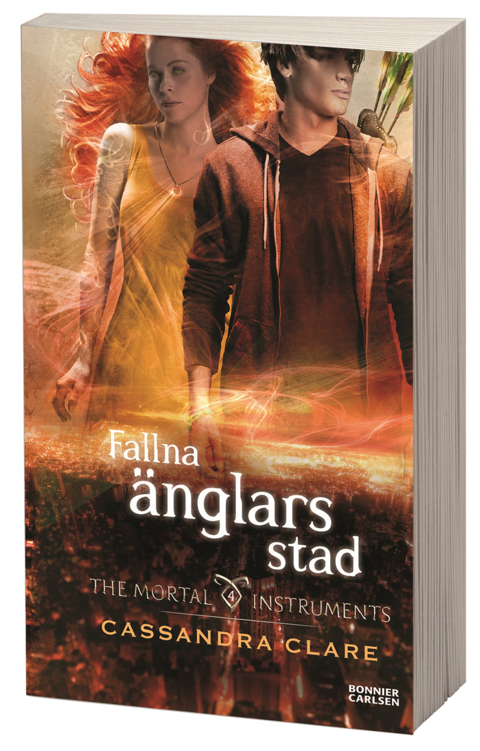 Valokuva kirjasta Cassandra Clare Fallna änglars stad, kuuluu tuoteryhmään Ruots lapset nuoret ja sarjakuvat.