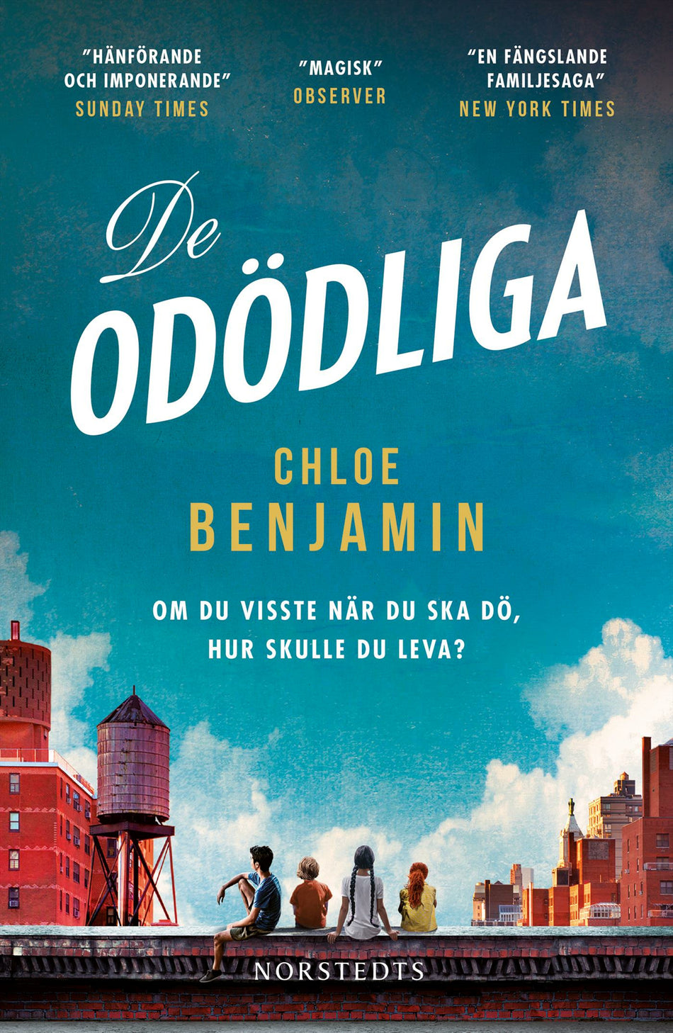 Valokuva kirjasta Chloe Benjamin De odödliga, kuuluu tuoteryhmään Ruots kaunokirjat.