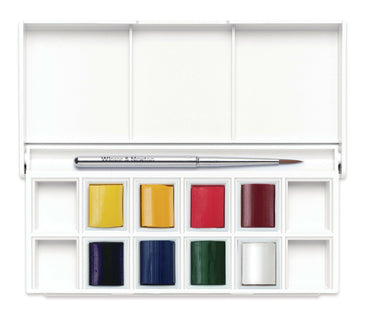Akvarellisetti W&N Cotman Pocket Floral 8 x 1/2 nappia