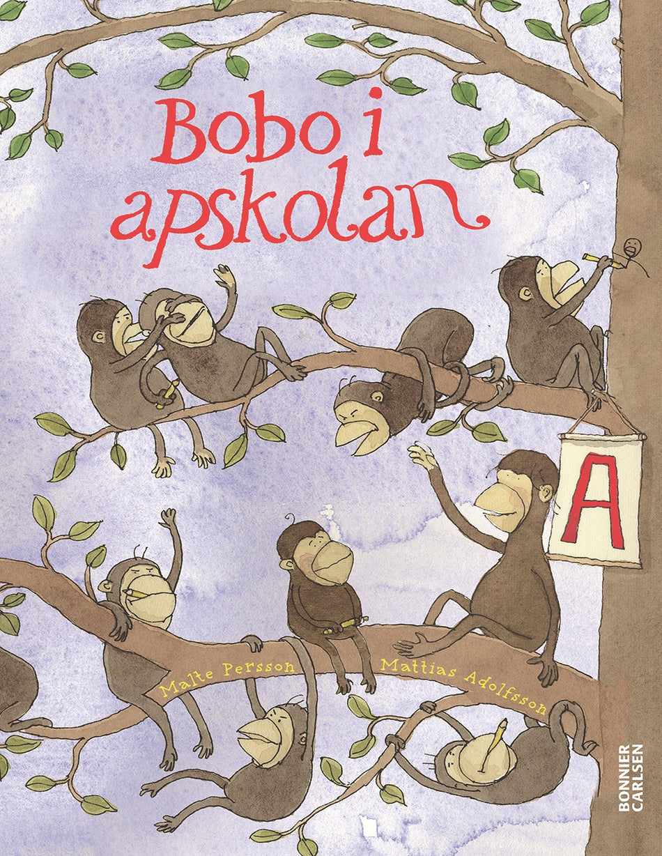 Valokuva kirjasta Malte Persson Bobo i apskolan : en bildningsroman, kuuluu tuoteryhmään Ruots lapset nuoret ja sarjakuvat.