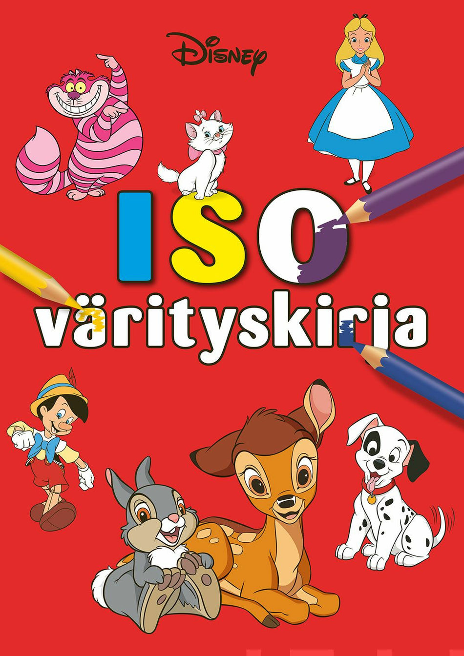 Valokuva kirjasta  Disney Klassikot Iso värityskirja, kuuluu tuoteryhmään Väritys-puuhakirjat.