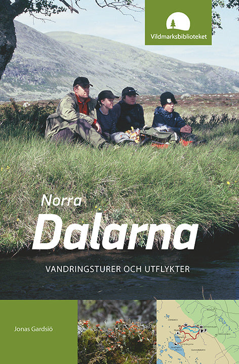 Valokuva kirjasta Jonas Gardsiö Norra Dalarna, Älvdalen-Särna-Idre-Grövelsjön, vandringsturer och utflykter, kuuluu tuoteryhmään Ruots harrasteet taide.