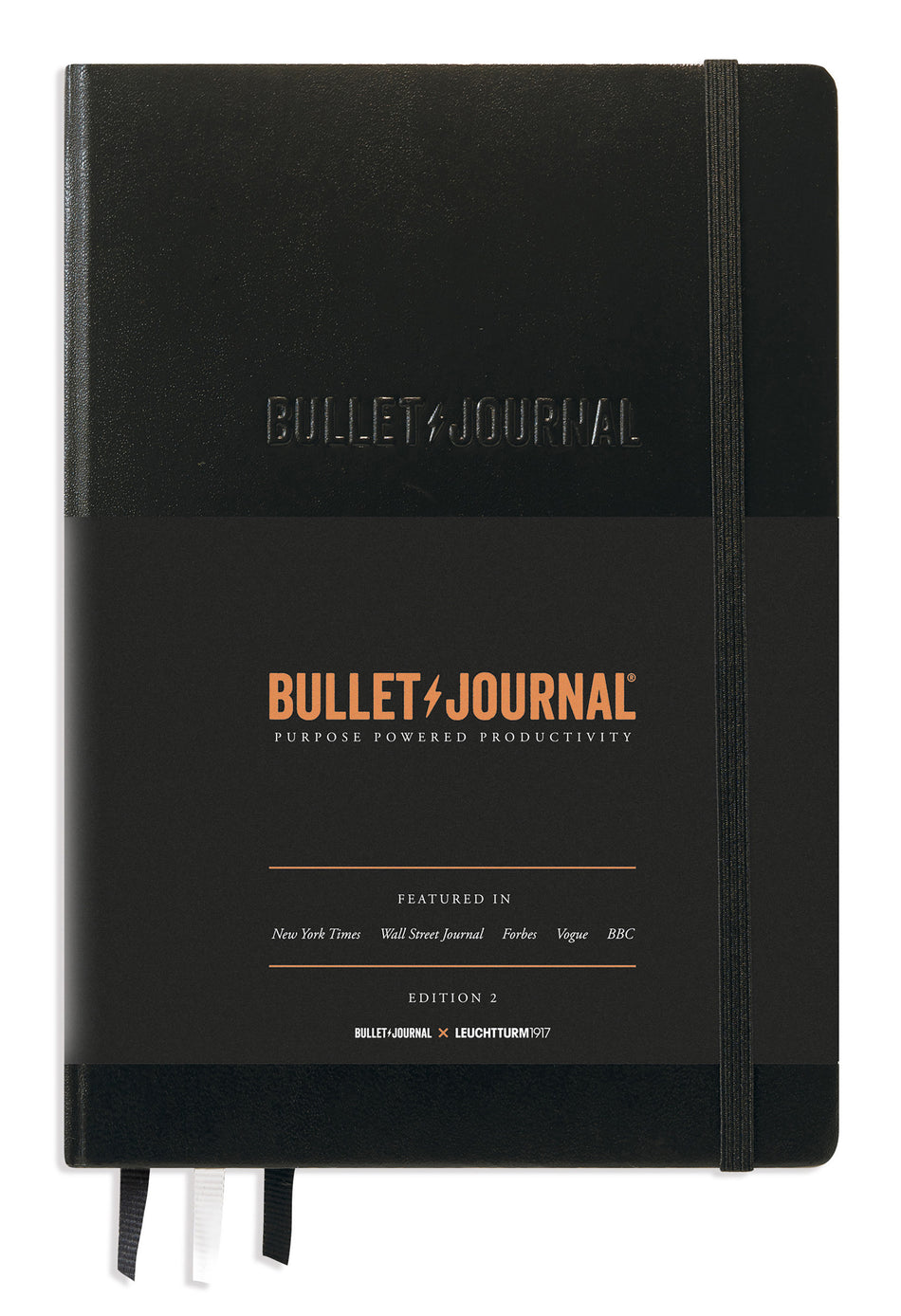 Valokuva tuotteesta Muistikirja A5 Leuchtturm1917 Bullet Journal Edition 2 musta, kuuluu tuoteryhmään Muistikirjat.