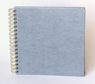 Valokuva-albumi Bigso 24,5x22cm/50 sivua, valkoiset sivut, Light Grey