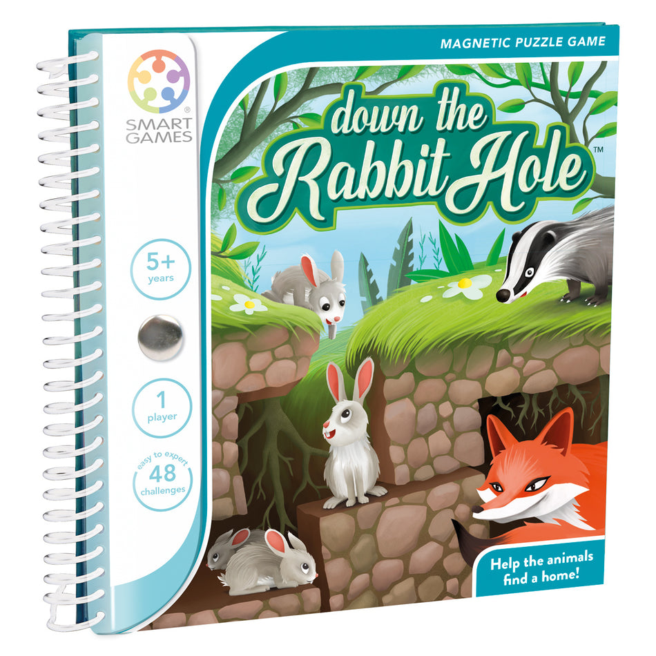 Valokuva tuotteesta Down the Rabbit Hole SmartGames, kuuluu tuoteryhmään Lautapelit.