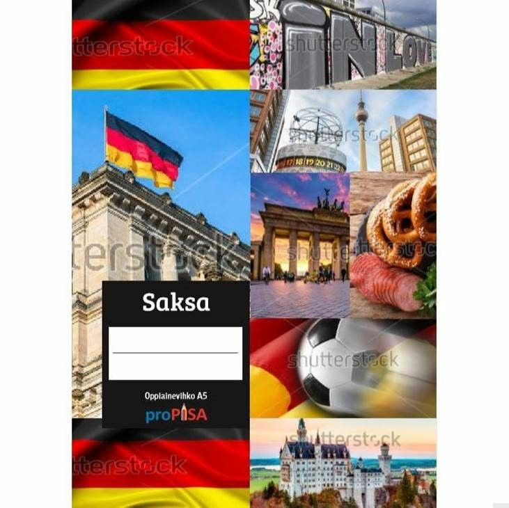 Valokuva kirjasta  proPisa oppiainevihko saksa (10 kpl A5), kuuluu tuoteryhmään P-kirjat.