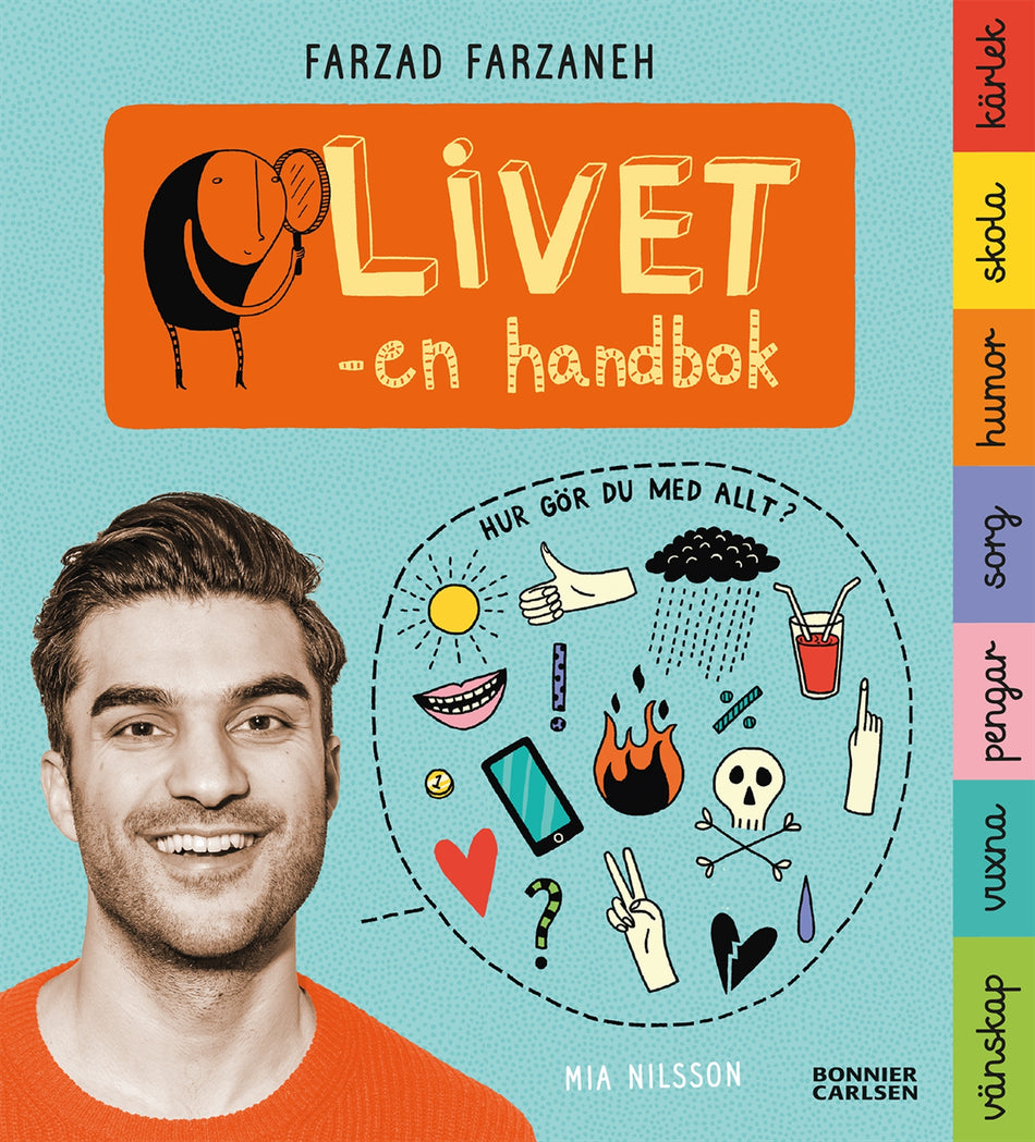 Valokuva kirjasta Farzad Farzaneh Livet : en handbok, kuuluu tuoteryhmään Ruots lapset nuoret ja sarjakuvat.
