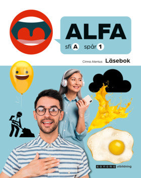 Valokuva kirjasta Cinna Alenius Alfa sfi A spår 1 Läsebok, upplaga 2, kuuluu tuoteryhmään Ruots lapset nuoret ja sarjakuvat.
