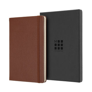 Muistikirja Moleskine nahkakantinen Large ruskea