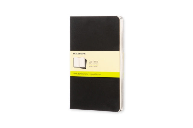 Valokuva kirjasta Moleskine Moleskine Plain Cahier L - Black Cover (3 Set), kuuluu tuoteryhmään Muut ulkomaiset kirjat.