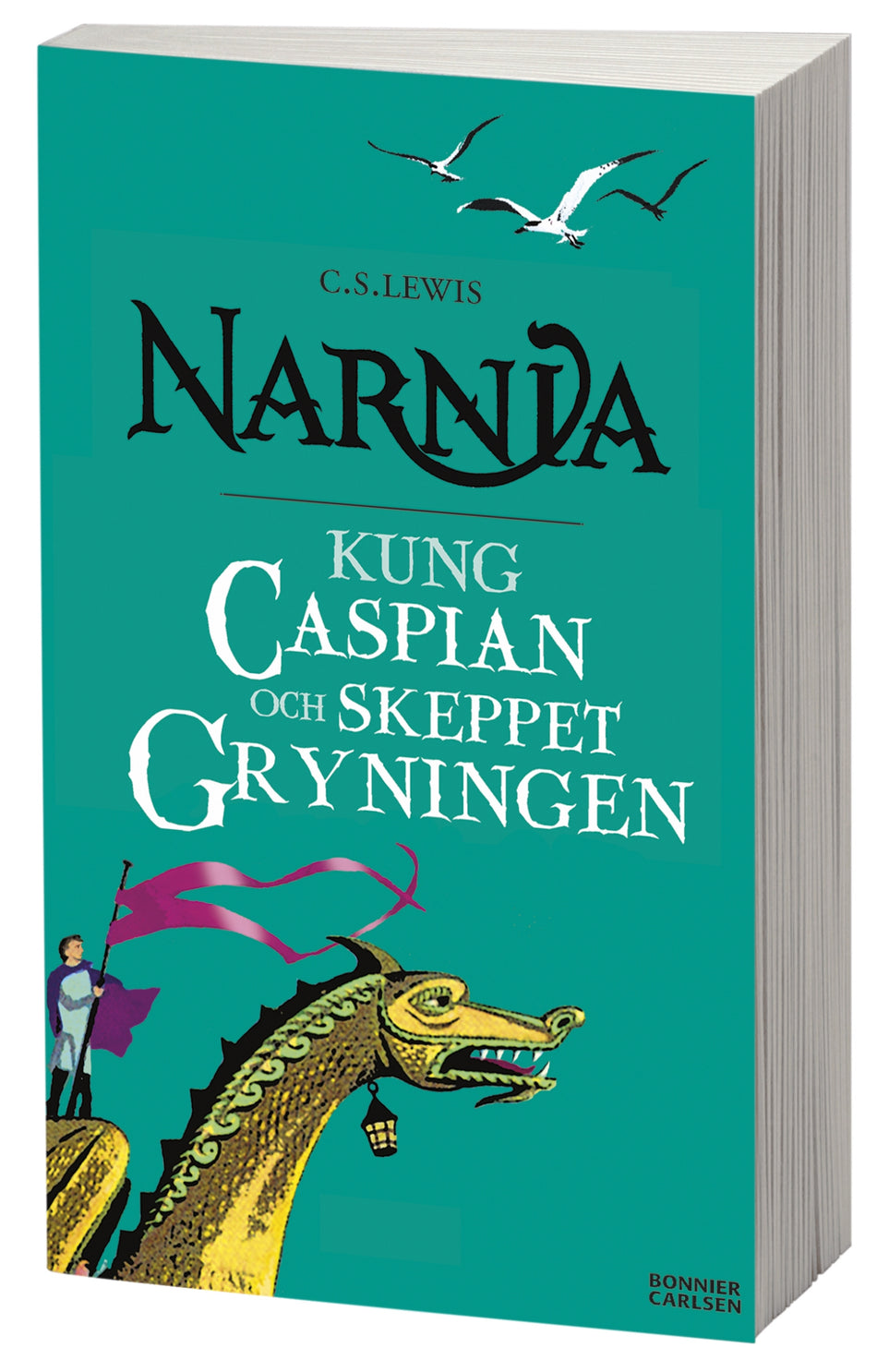Valokuva kirjasta C. S. Lewis Kung Caspian och skeppet Gryningen, kuuluu tuoteryhmään Ruots lapset nuoret ja sarjakuvat.