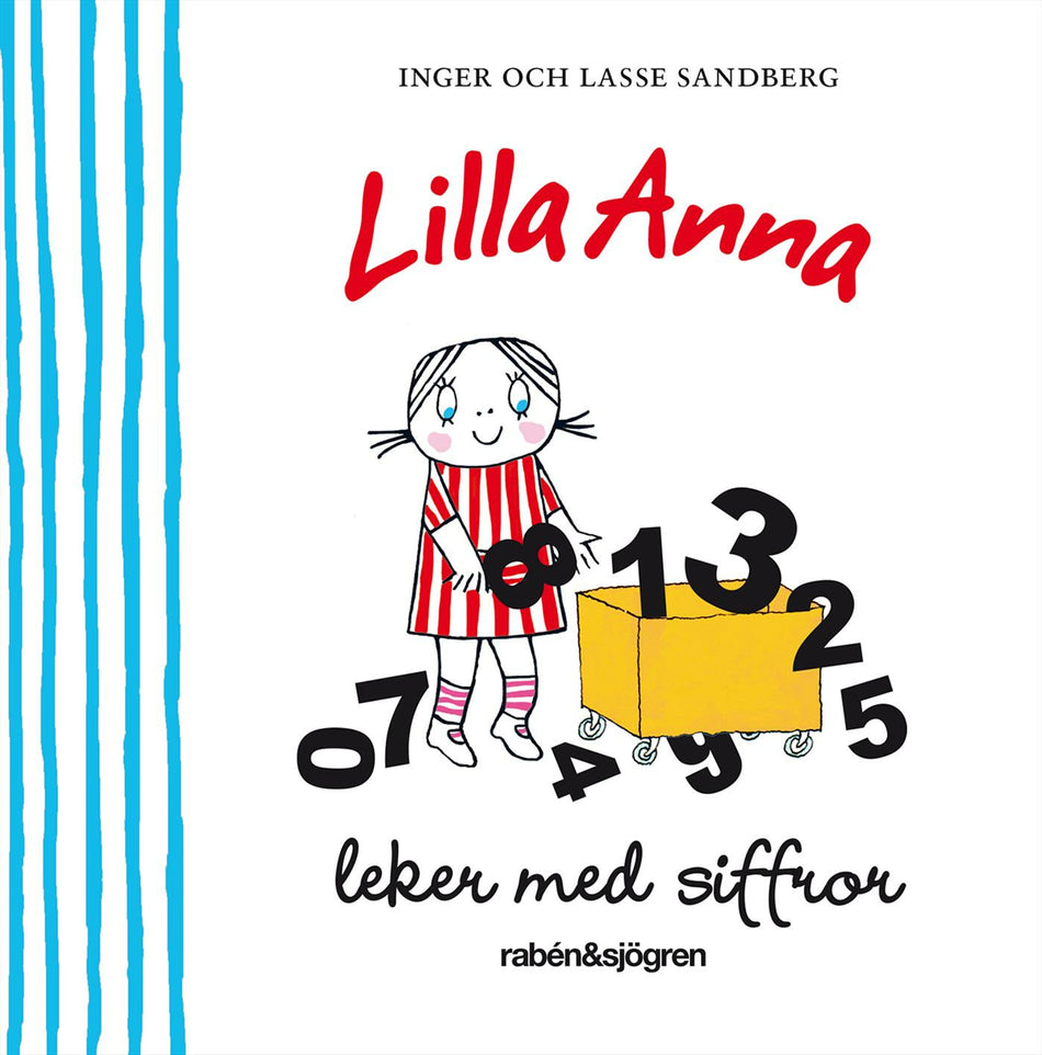 Valokuva kirjasta Inger Sandberg / Lasse Sandberg Lilla Anna leker med siffror, kuuluu tuoteryhmään Ruots lapset nuoret ja sarjakuvat.