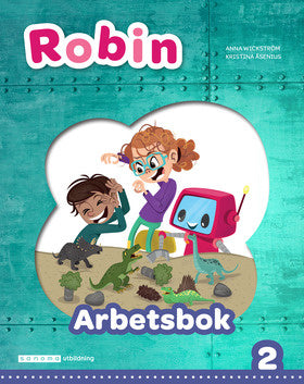 Valokuva kirjasta Anna Wickström / Kristina Åsenius Robin åk 2 Arbetsbok, kuuluu tuoteryhmään Ruots lapset nuoret ja sarjakuvat.