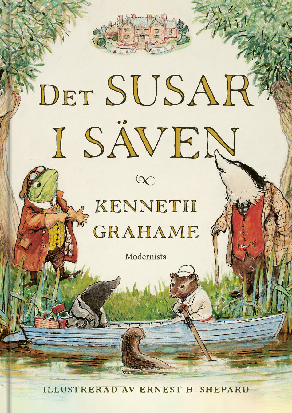 Valokuva kirjasta Kenneth Grahame Det susar i säven, kuuluu tuoteryhmään Ruots lapset nuoret ja sarjakuvat.