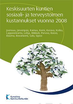 Valokuva kirjasta Teija Mikkola Keskisuurten kuntien sosiaali- ja terveystoimen kustannukset vuonna 2008, kuuluu tuoteryhmään Talous yhteiskunta.