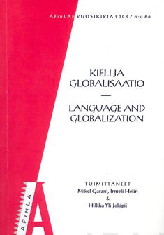 Valokuva kirjasta  Kieli ja globalisaatio, kuuluu tuoteryhmään Muut tietokirjat.