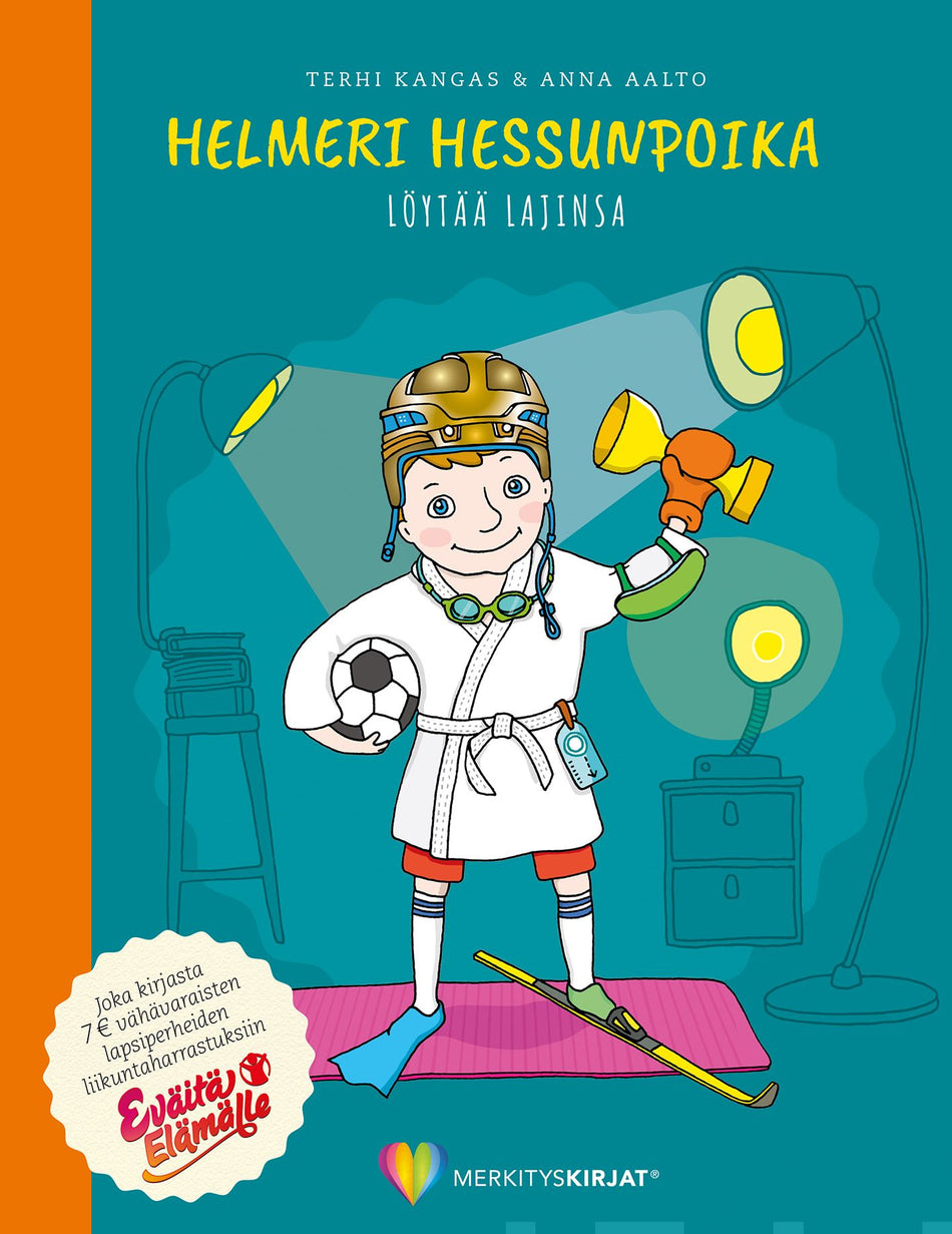 Valokuva kirjasta Terhi Kangas Helmeri Hessunpoika löytää lajinsa, kuuluu tuoteryhmään Lasten kuvakirjat.