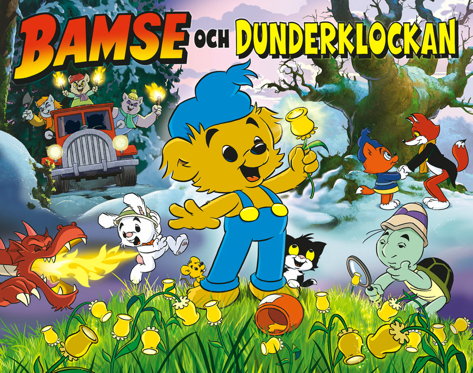 Valokuva kirjasta  Bamse och dunderklockan, kuuluu tuoteryhmään Ruots lapset nuoret ja sarjakuvat.