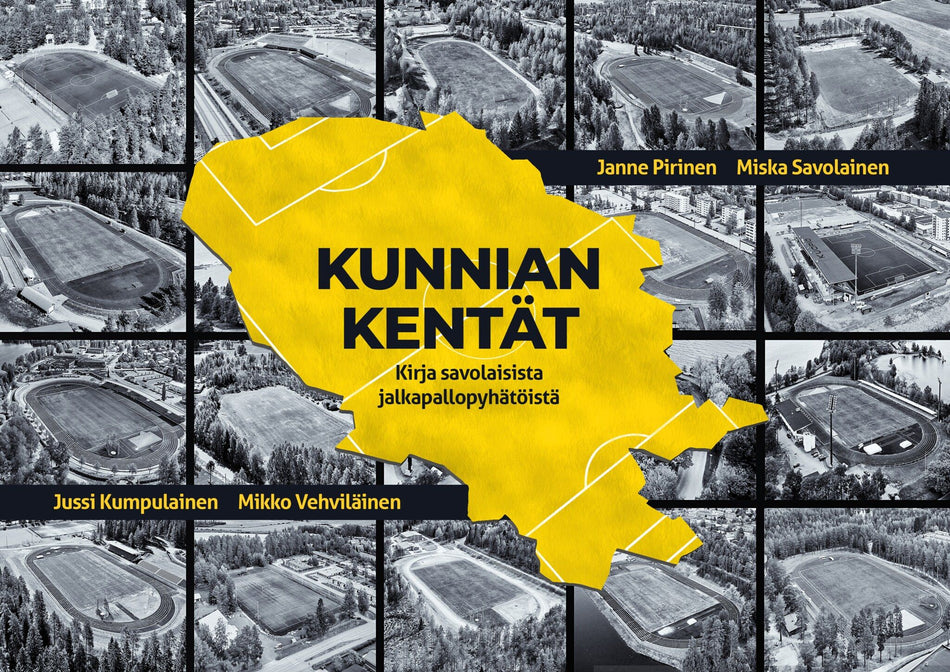 Valokuva kirjasta Mikko Vehviläinen / Jussi Kumpulainen Kunnian kentät, kuuluu tuoteryhmään Urheilu harrasteet.