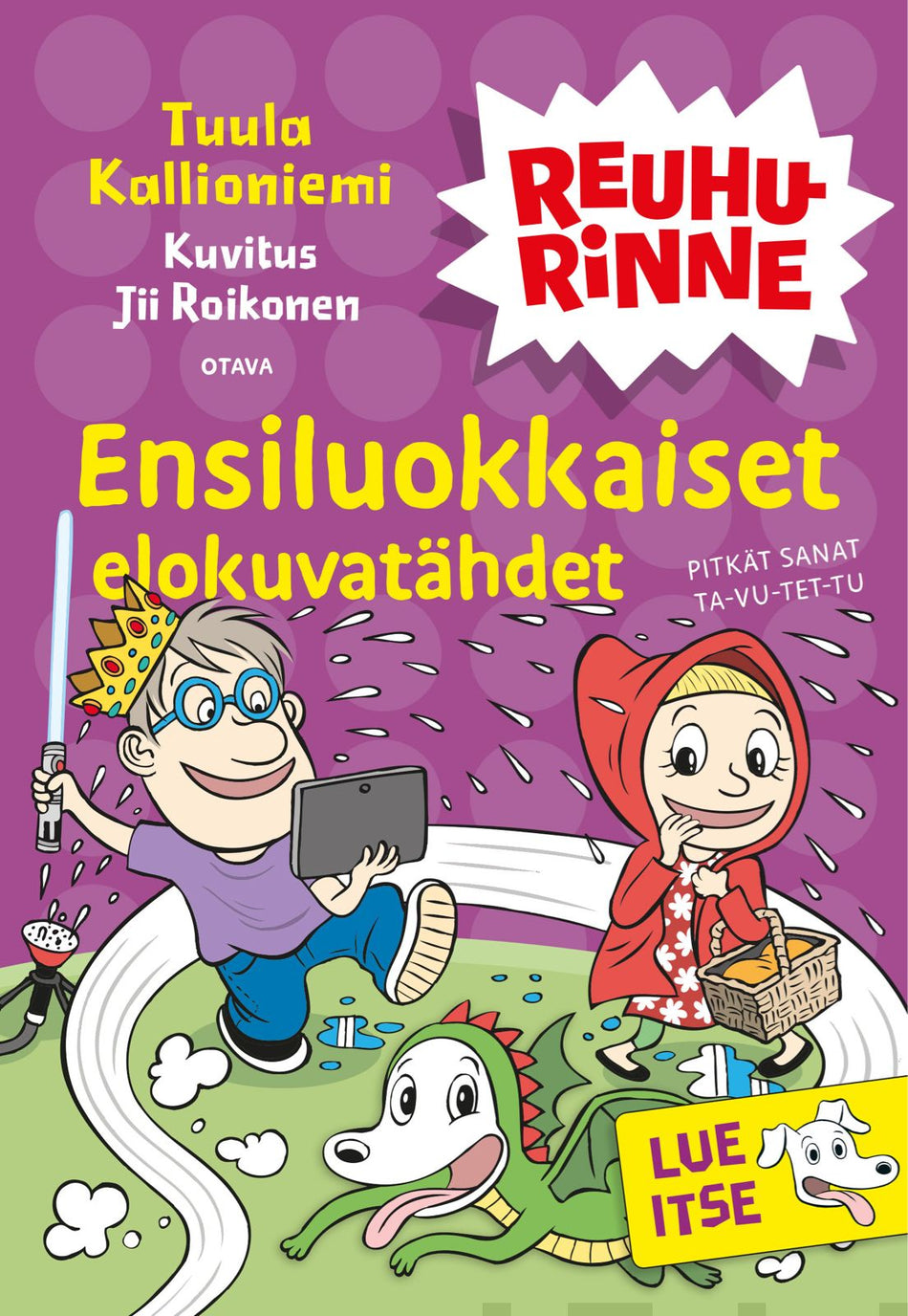 Valokuva kirjasta Tuula Kallioniemi Ensiluokkaiset elokuvatähdet, kuuluu tuoteryhmään Lasten romaanit lorut ja runot.