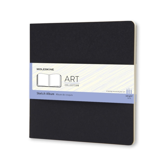 Valokuva kirjasta Moleskine Moleskine Square Art Plus Cahier Sketch Album Black, kuuluu tuoteryhmään Muut ulkomaiset kirjat.